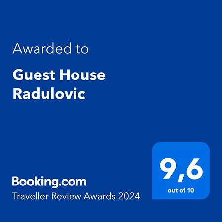 Guest House Radulovic Petrovac Dış mekan fotoğraf